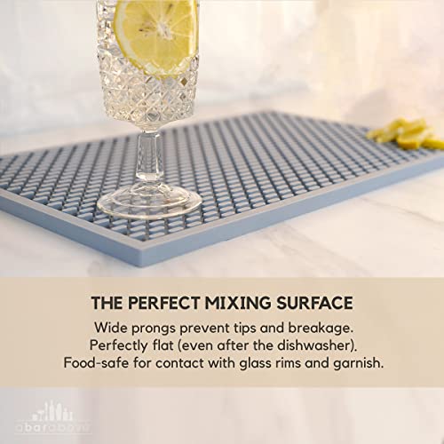 Heavy Duty Bar Mat (Gray / Single 12" x 18")