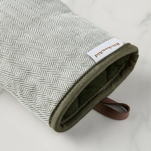 Evergreen Design Series Herringbone Ribbed Soft Silicone Mini Oven Mitts 2