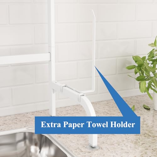 Over The Sink Dish Drying Rack (White)