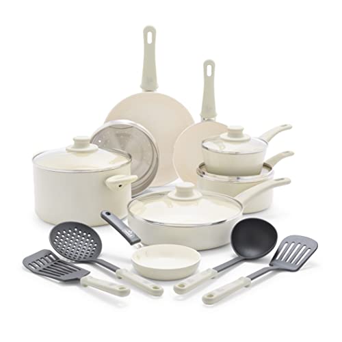 Soft Grip 16 Piece Cookware Set