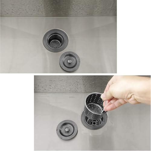 Kitchen Sink Drain Basket Strainer Assembly