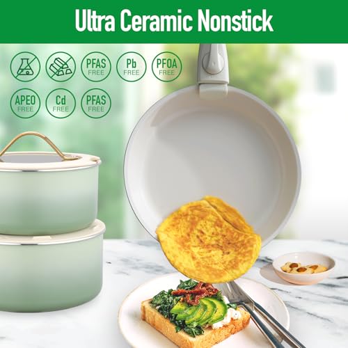 Ceramic Cookware Set Nonstick