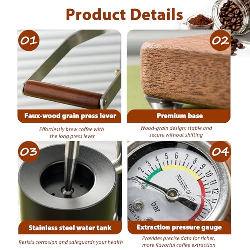 Manual Espresso Machine with 0