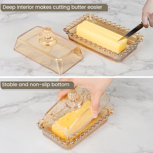 Butter Dish with Lid for Countertop