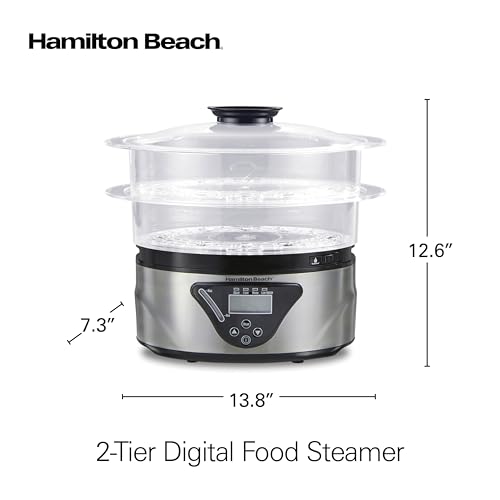 Red) 5.5-Quart Digital Steamer