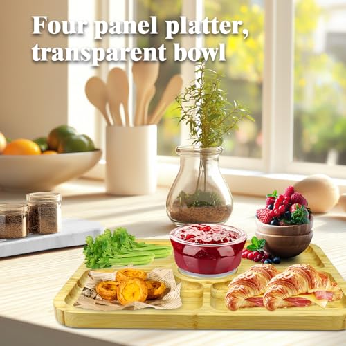 wood cake stand with lid