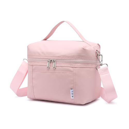 NOL Insulated Lunch Bags for Women Cooler Bag Lightweight Nylon Waterproof Lunch Box for Work