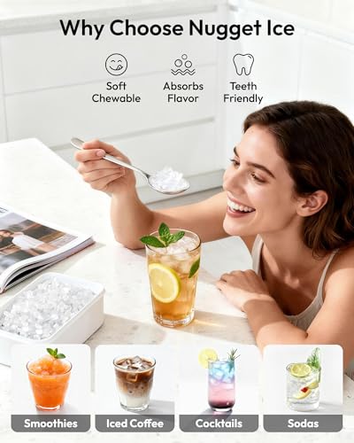 0731 Countertop Ice Maker Machine with Handle