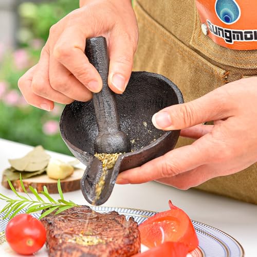 Cast Iron Mortar and Pestle