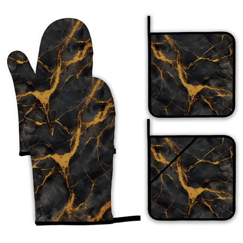 Colorful Butterfly Oven Mitts and Pot Holders