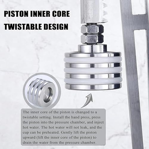 Manual Lever Espresso Maker With Pressure Gauge