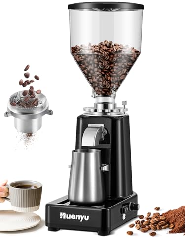 60mm Flat Burr Coffee Grinder (019 Black)