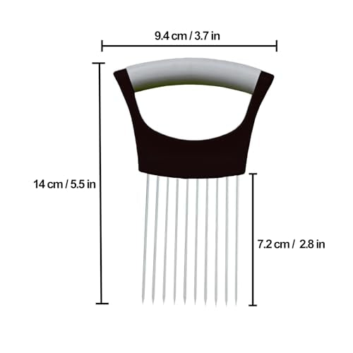 Onion Holder for Slicing Onion Slice Holder Kitchen Chopper Assistant Tool