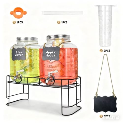 Mason Drink Dispenser With Stand