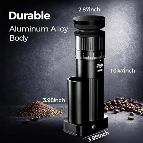 Electric Coffee Grinder (Black / 100 Grind)