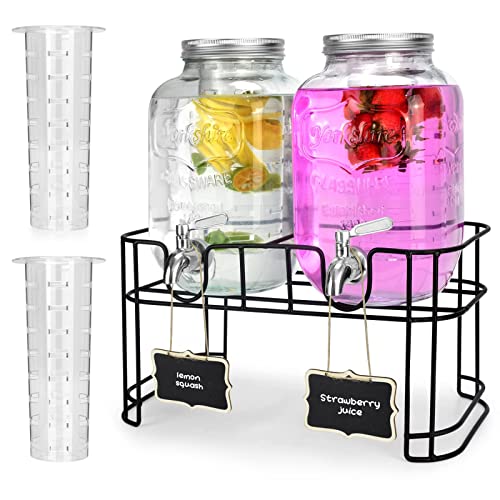Mason Drink Dispenser With Stand