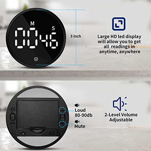 Kitchen Timer Magnetic Classroom Timer for Kids
