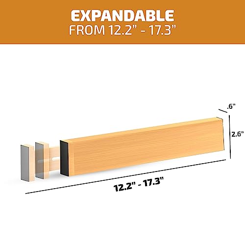 Bamboo Drawer Divider Organizers by Bambusi