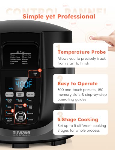 Duet Electric Pressure Cooker & Air Fryer Combo w