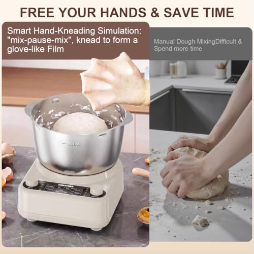 Electric Dough Maker with Ferment Function (Almond Cream)