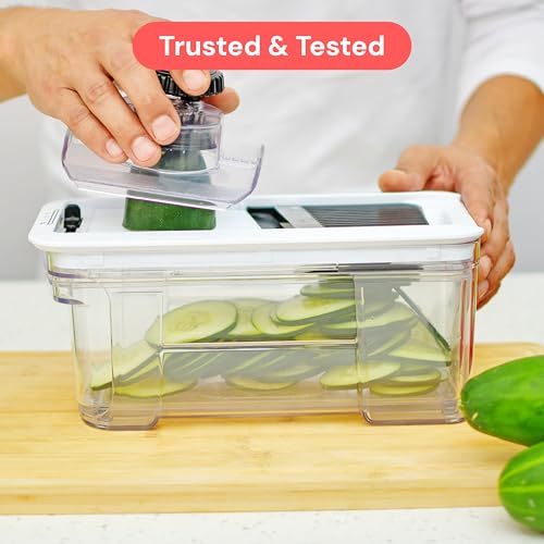 Pro XL Vegetable Chopper & Mandoline Slicer (Black / 6 in 1)