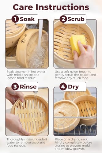 Bamboo Steamer Silicone Liners 10
