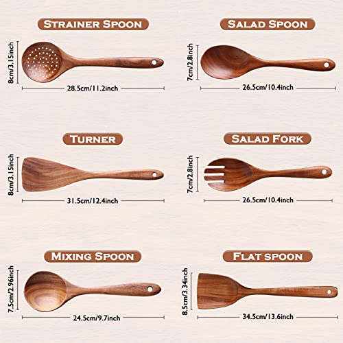 Wooden Kitchen Utensil Set