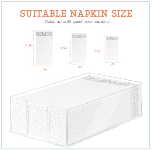 Acrylic Guest Towel Napkin Holder