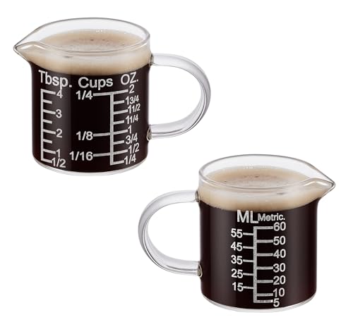 Ackers Etched Graduated Glass Measuring Cup