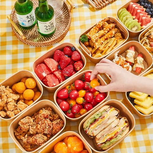 50 Pack 29oz Paper Bowls