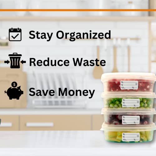 2x1 Dissolvable Labels for Food Containers