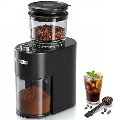 Conical Coffee Bean Grinder (Black)