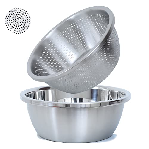 304 Stainless Steel Fine Mesh Colander Set