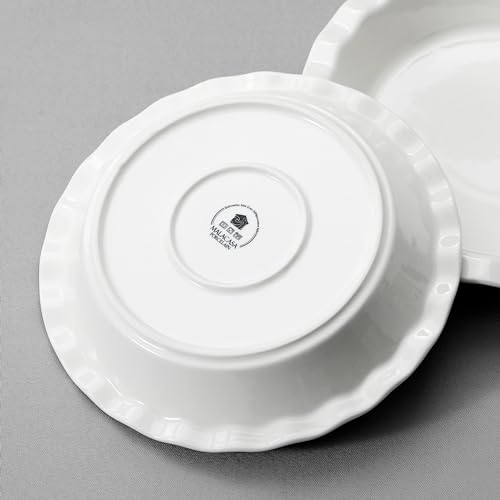 White Ceramic Pie Pan