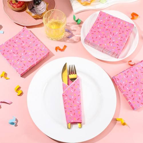 100 Pcs Sprinkles Napkins Birthday Party