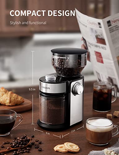 Electric Burr Coffee Grinder 2.0 (Silver)