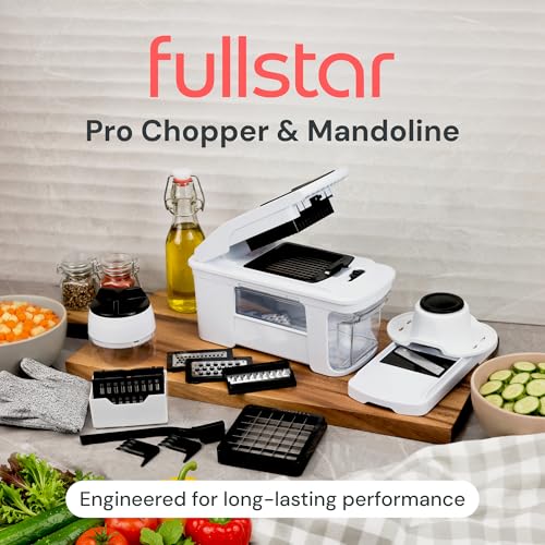 Pro XL Vegetable Chopper & Mandoline Slicer (White / 11 in 1)
