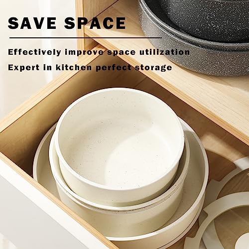 pot and pan set with removable handle