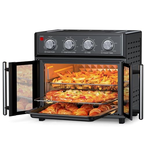 PlumChef 27.5 Quart Extra Large 6 Slices Air Fryer Convection Toaster Oven
