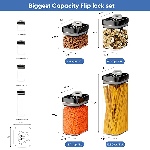 Set of 7 Airtight Food Storage Containers