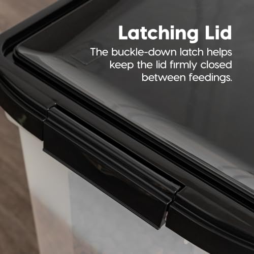 Airtight Pet Food Storage Container with Wheels