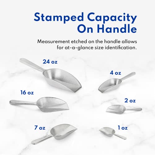 Commercial Grade Flat Bottom Utility Scoops