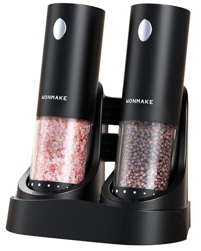 Electric Salt and Pepper Grinder Set