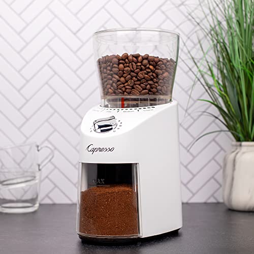 Infinity Plus Conical Burr Grinder (White / 11 oz (Pack of 1))