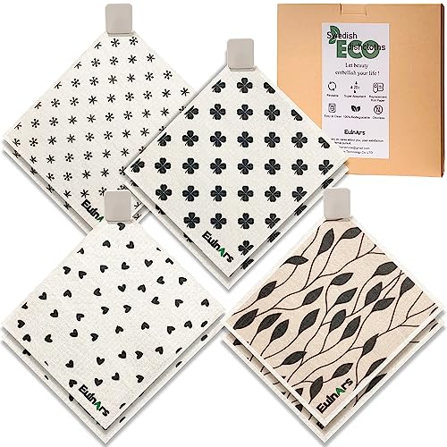 Swedish Dishcloths for Kitchen 8 Pack