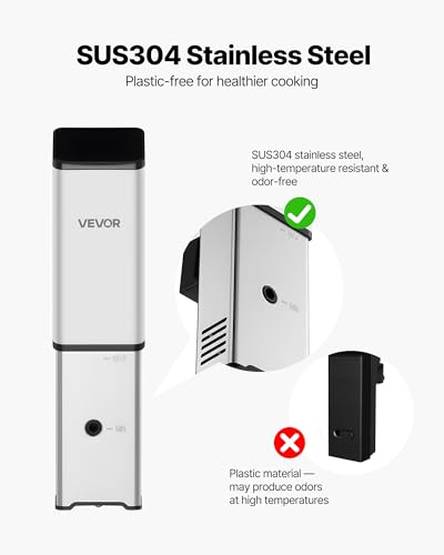 Sous Vide Precision Cooker (3.03 x 3.11 x 12.48 inch / 77 x 79 x 317 mm / Square Shape)