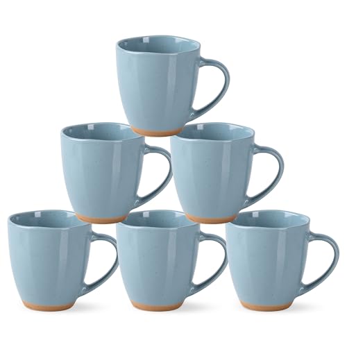 12oz Ceramic Coffee Mugs set of 6