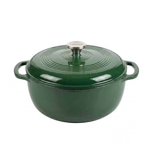 Essential Enamel Cast Iron Dutch Oven (Evergreen)