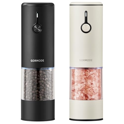 Electric Pepper Grinder and Salt Mill Set