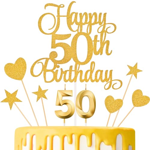 50th Birthday Cake Decorations